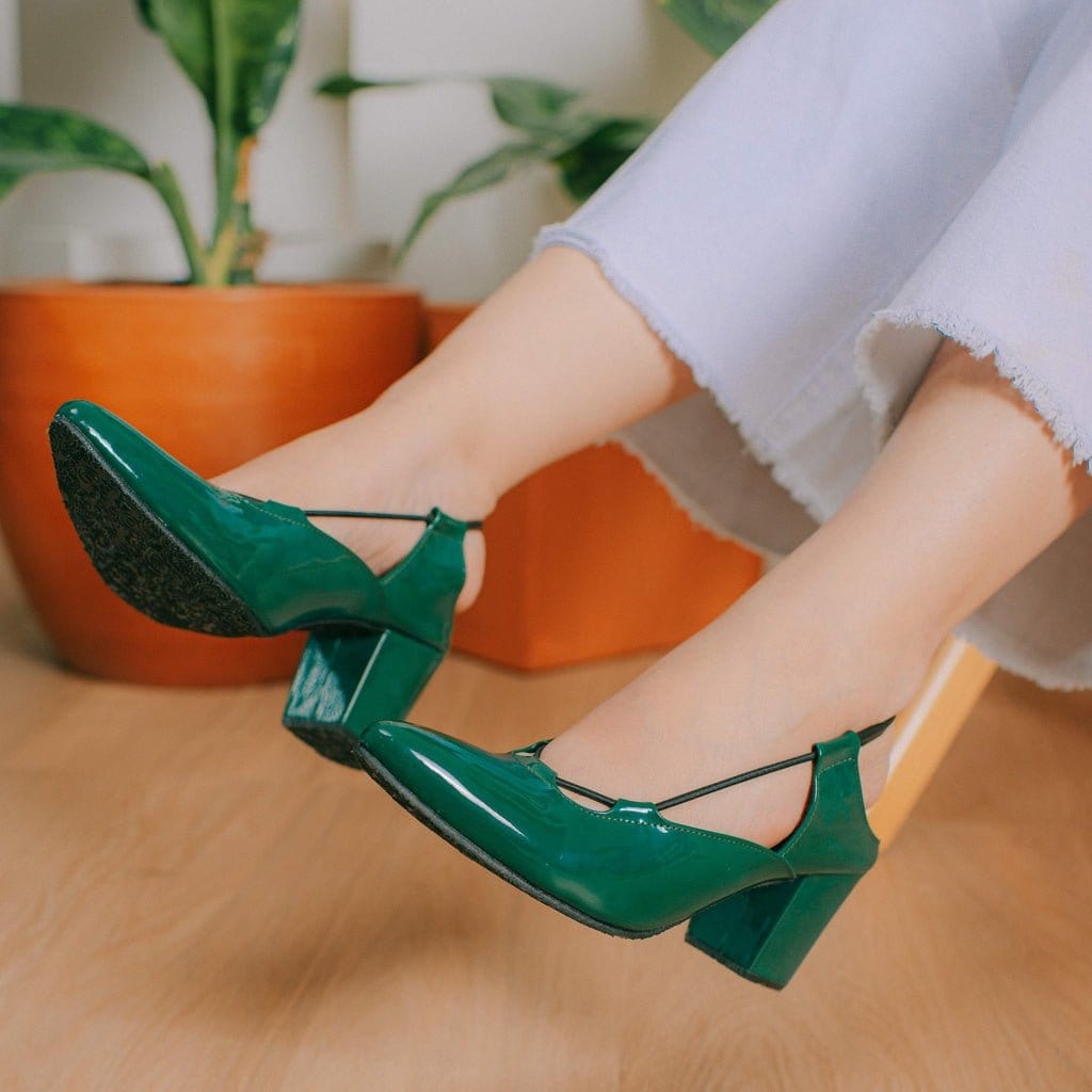 Adorable Projects Omega Heels Green