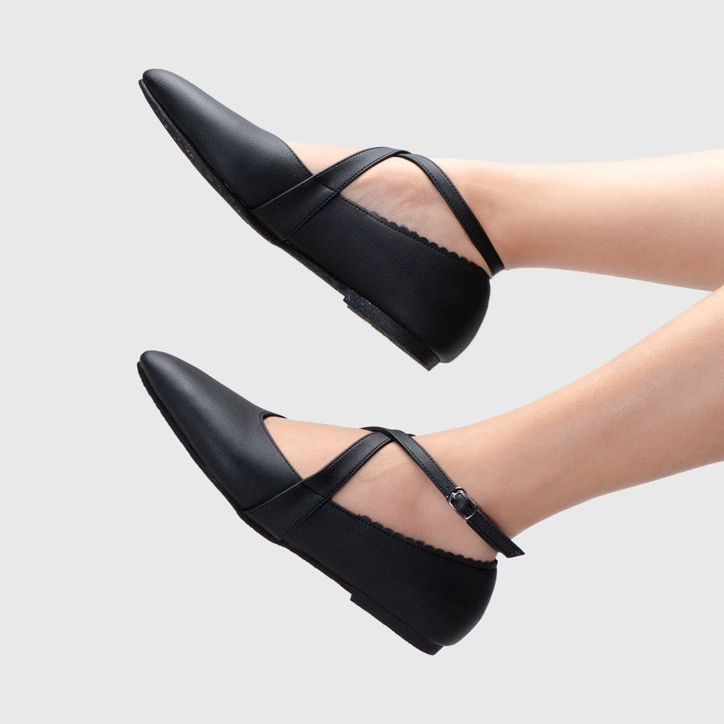 Adorable Projects Flat shoes Palencia Flat Shoes Black