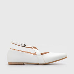 Adorable Projects-Dev Flat shoes Palencia Flat Shoes White