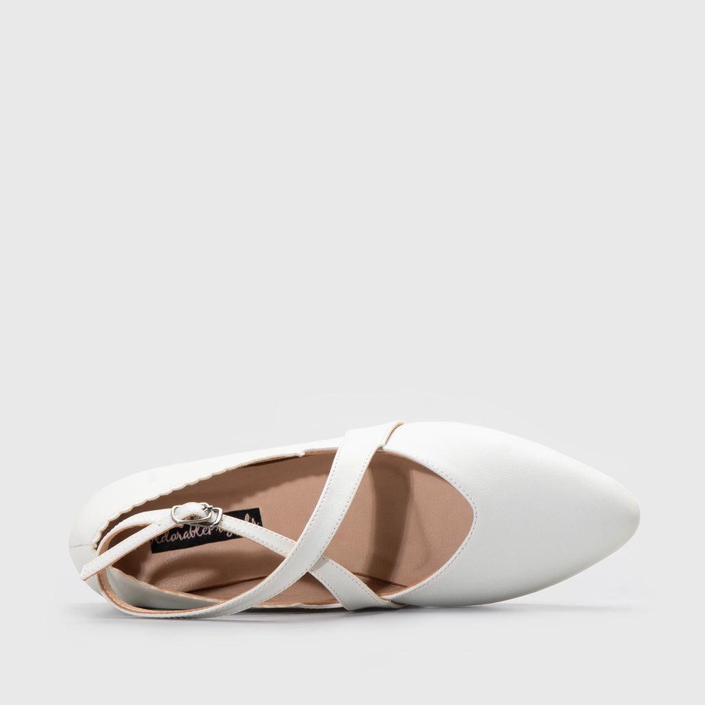 Adorable Projects-Dev Flat shoes Palencia Flat Shoes White