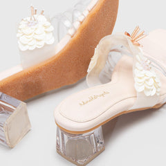 Adorable Projects Heels Pinasty Heels White