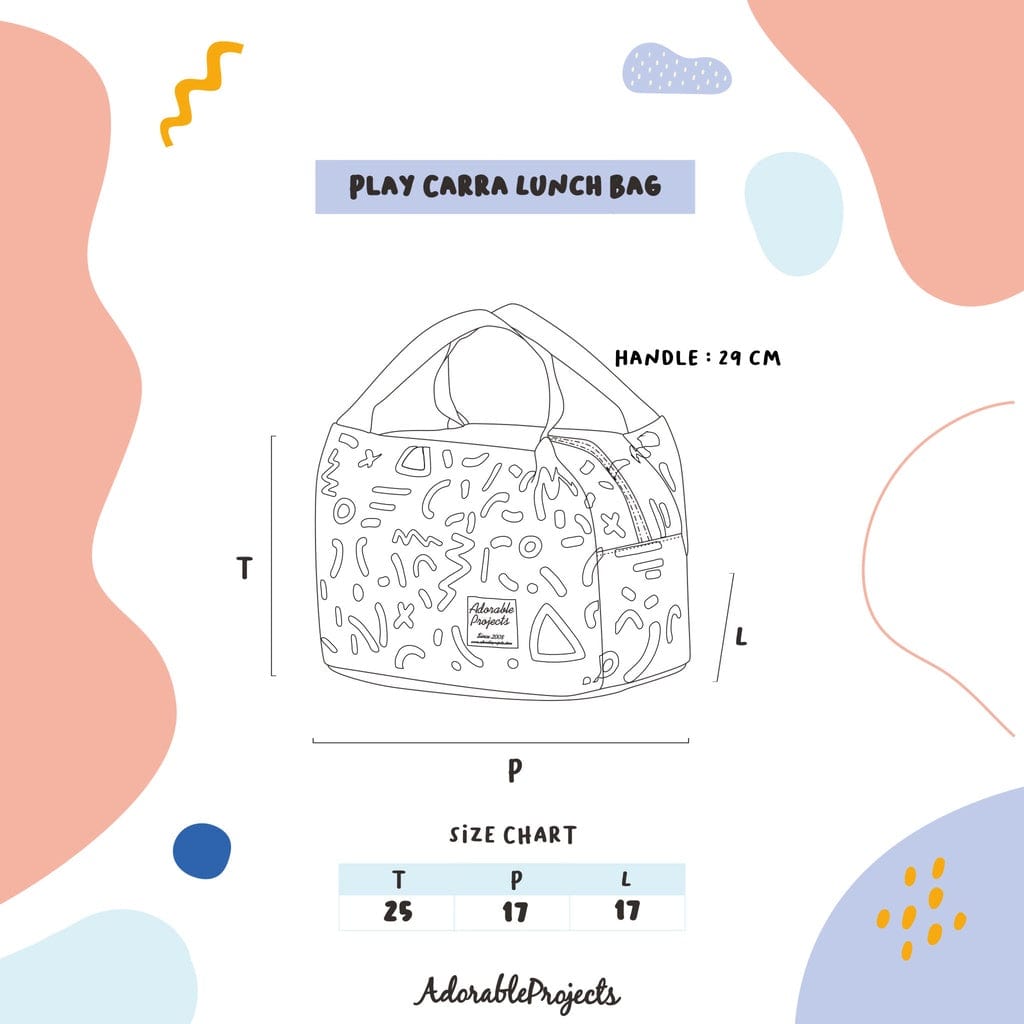 Adorable Projects Official Lunch Bag Play Carra Lunch Bag