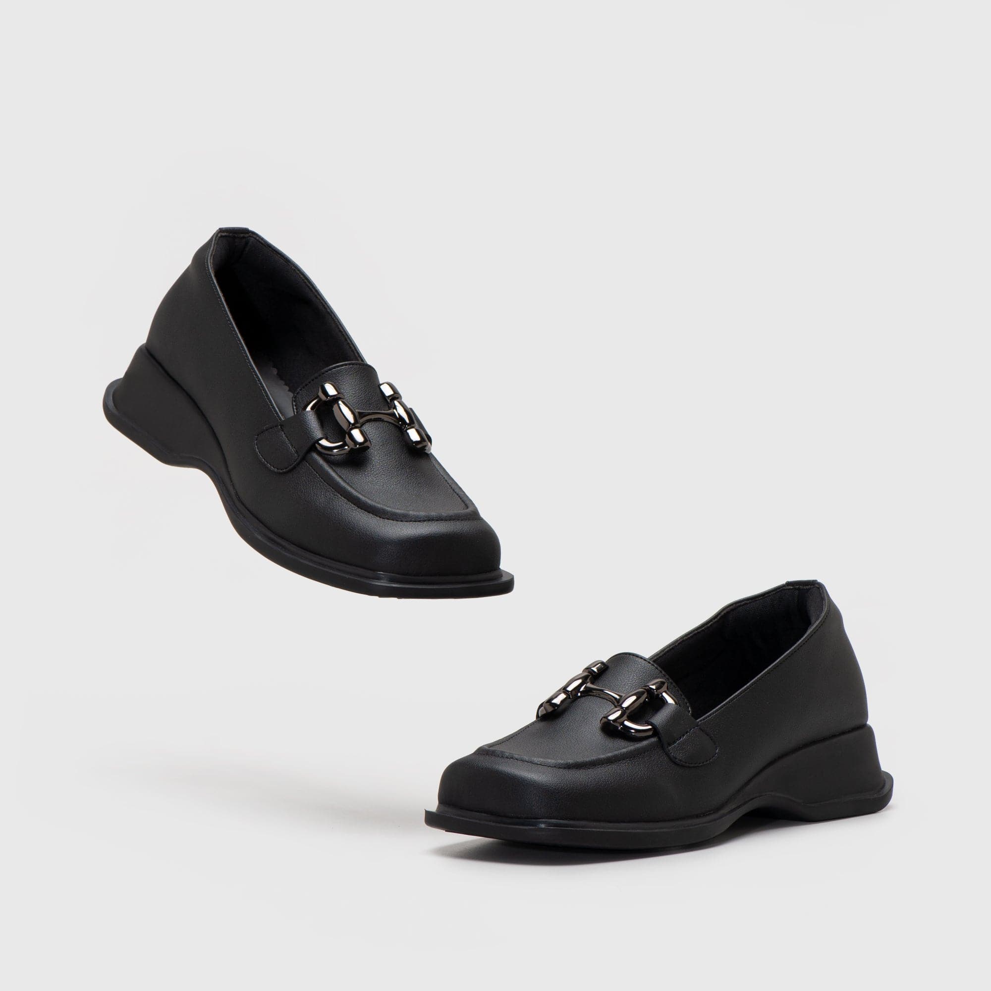 Adorable Projects Official Mini Heels Runna Loafer Black