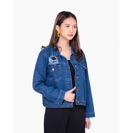 Adorable Projects Outerwear S / Blue Adena Denim Wash Jacket
