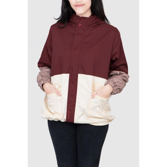 Adorable Projects-Dev Outerwear S / Maroon Flauva Bomber Jacket Maroon
