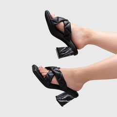 Adorable Projects-Dev Heels Savoy Heels Black