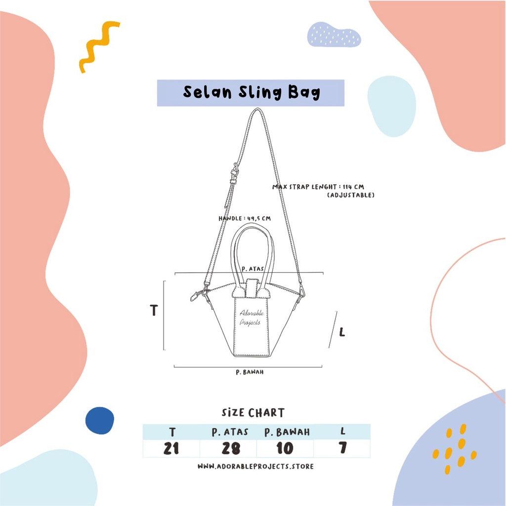 Adorable Projects-Dev Sling Bag Selan Sling Bag White