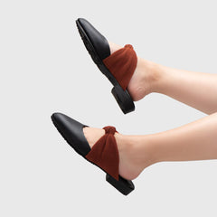 Adorable Projects Mules Stoessel Mules Red Brick