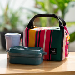 Adorable Projects Official Lunch Bag Stripe Carra Lunch Bag
