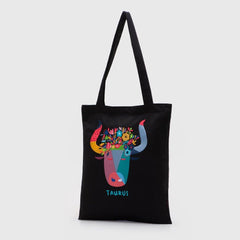 Adorable Projects Taurus Tote Bag Black