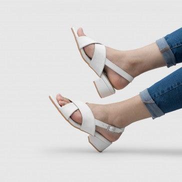 Adorable Projects-Dev Mini Heels Trinity Mini Heels White