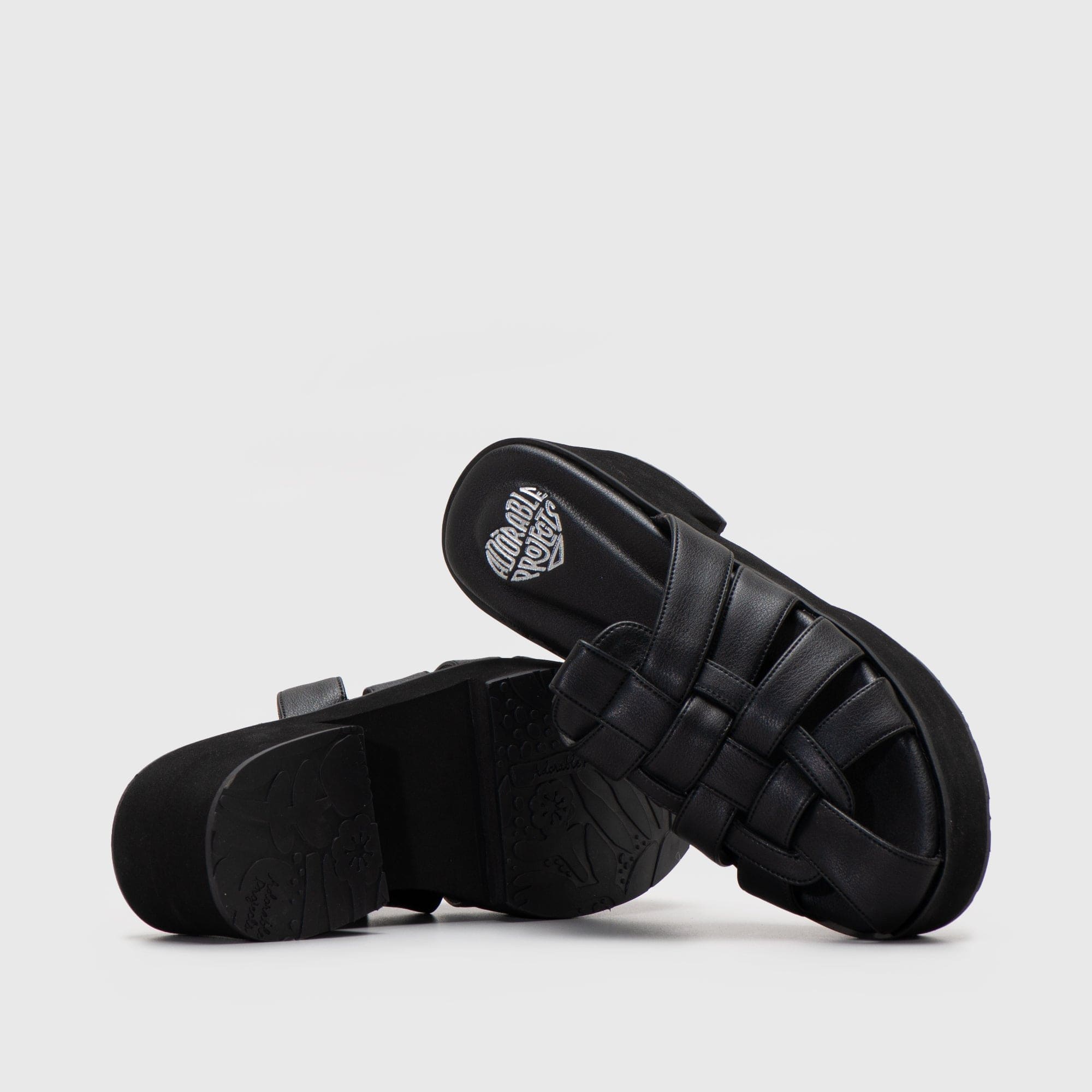 Adorable Projects Official Sandals Varha Sandals Black