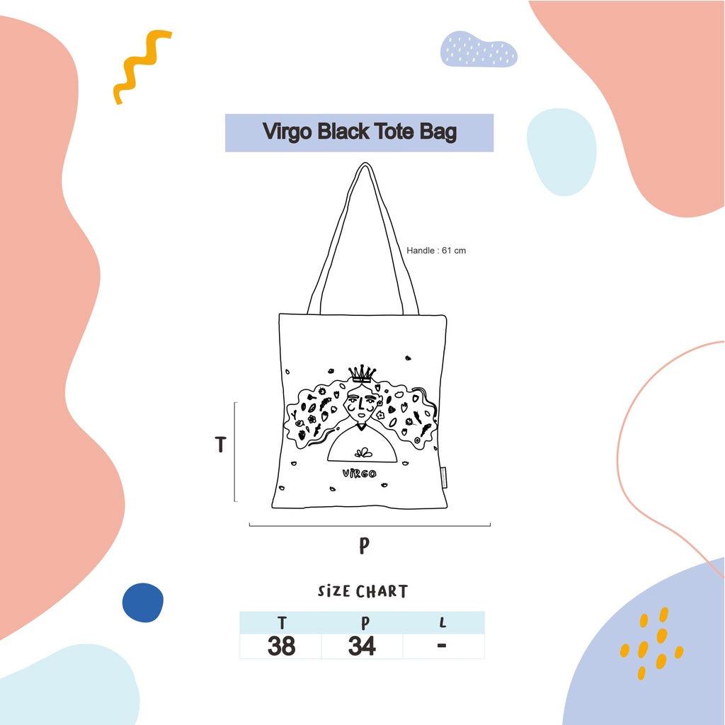 Adorable Projects-Dev Tote Bag Virgo Tote Bag Black