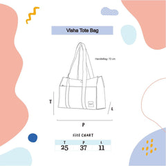Adorable Projects-Dev Tote Bag Visha Tote Bag Black