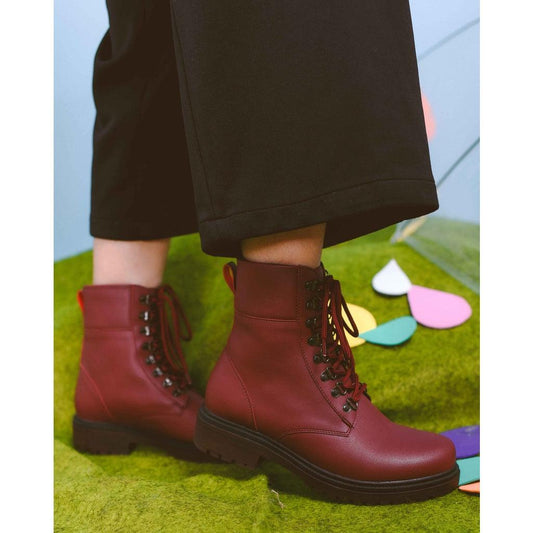 Adorable Projects-Dev Boots Wickle Boots Maroon