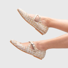 Adorable Projects-Dev Flat shoes Wisteria Flat Shoes Creamy