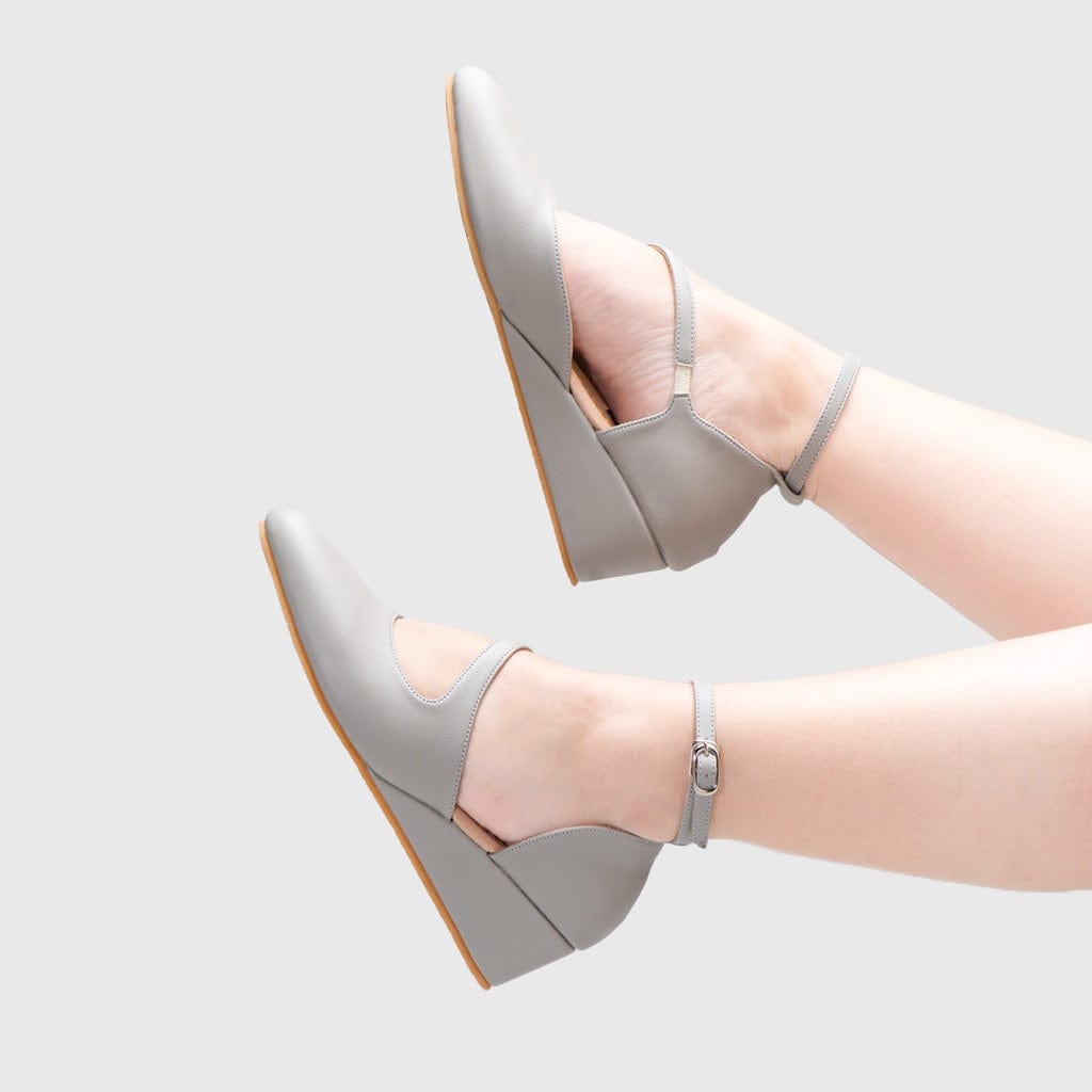 Adorable Projects Official Wedges Yamun Wedges Light Grey