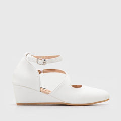 Adorable Projects-Dev Wedges Yamun Wedges White