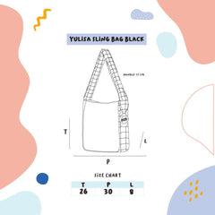 Adorable Projects-Dev Tote Bag Yulisa Sling Bag Black